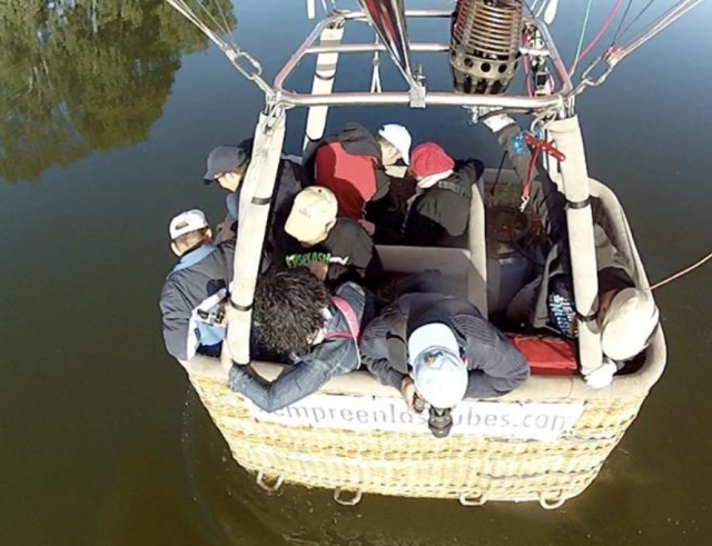  Passing over the water 